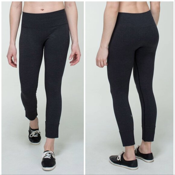 Lululemon Ebb To Street Pant Heathered Black - Picture 1 of 7